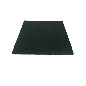 Loseta De Caucho Profesional Grano Fino 50x50cm- 20mm - Verde