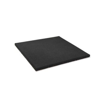 Pack Entrena 20mm- Loseta De Caucho 50x50cm Negra Maciza Profesional  X4 Losetas