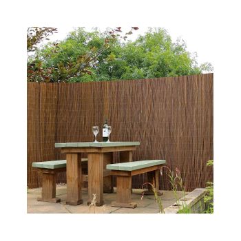 Comprar Mimbre ocultación antracita 1x3mts PVC Eco. NOVAGARDEN Online -  Bricovel