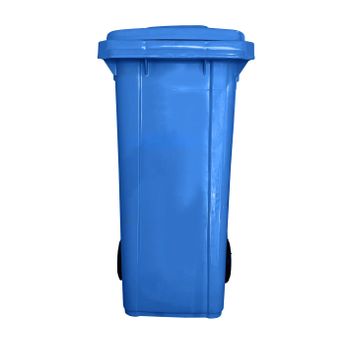 Contenedor De Basura Reciclables De Colores Con Ruedas 240l  240 L (azul)jardin202