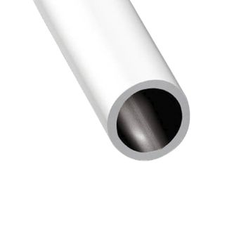 JARDIN202 - Perfil de Aluminio Blanco - Tubo rectangular - x3 unds