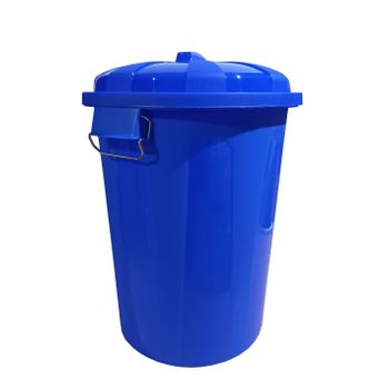 Cubo Basura De Plástico Con Tapadera  Cubo Almacenaje Y Reciclar  21 Litros (azul)jardin202