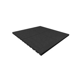 Pack Entrena 20mm- Loseta De Caucho 50x50cm Negra Maciza Profesional X24  Losetas con Ofertas en Carrefour