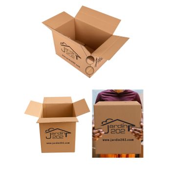 Cajas de Cartón para Mudanza con Asas - Almacenaje Resistente y Extrafuerte  60x40x40 cm - Envíos y Embalaje Apilables (Pack de 20) : : Oficina  y papelería