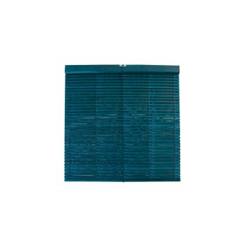 Persiana De Madera Alicantina Con Polea Metálica - Estor Enrollable Para Ventanas, Puertas, Salón  105 X 140 Cm (azul (barnizada))jardin202