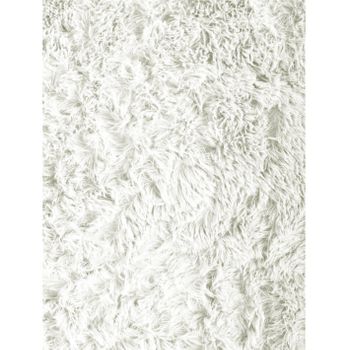 Alfombra Pelo Largo Suave Y Mullida - Estera Moderna Esponjosa Para El Hogar  60x90 Cm (blanco)jardin202