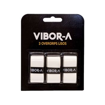 Blister 3 Overgrips Pro Vibor-a Liso Blanco