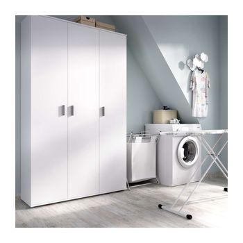 Armario multiusos Dmiani, Unidad de almacenamiento multifunción, Armario  con 2 puertas, 61x35h190 cm, Roble