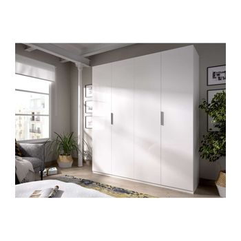 Armario Ropero Altea 4 Puertas Y 2 Cajones Color Blanco, 198 Cm (ancho) 51  Cm (profundo) 215 Cm (altura) con Ofertas en Carrefour