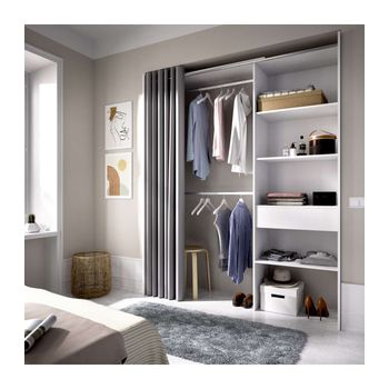 Mueble vestidor Suit (L x An x Al: 50 x 200 x 205 cm, Blanco
