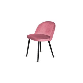 Silla Hand Terciopelo - Rosa con Ofertas en Carrefour