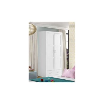 Armario Ropero Puertas Correderas Plus Noon Acabado Roble Combinado Con  Blanco 200 Cm(alto)120 Cm(ancho)50 Cm(largo) , Color - Blanco Artik-roble  Canadian con Ofertas en Carrefour