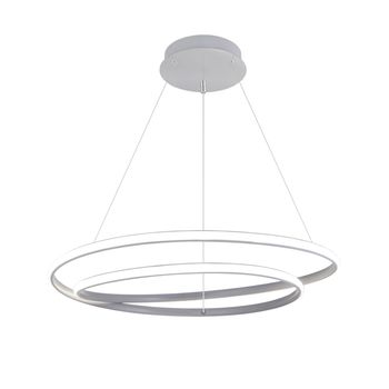 Colgante Led Ornela Acabado Plata 20 Cm(alto) 60 Cm(ancho) 60 Cm (fondo)