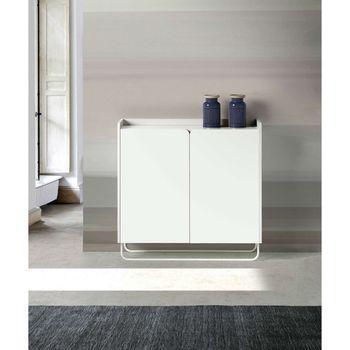 Mueble Zapatero Eco De 3 Puertas Dos Colores A Elegir 60 Cm(ancho) 107 Cm(altura)  25 Cm(fondo) , Color - Blanco con Ofertas en Carrefour