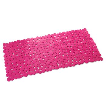 Alfombra De Ducha Antideslizante Rosa De 35x70 Cm