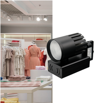 Feron Foco Led De Carril Trifásico | 20w, 230v, 2000lm, 3000k | Orientable 360°/90° | Focos Led De Carril