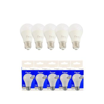 Bombillas Feron Led Lb-91, A60 (globo), 7w 230v Casquillo E27 600lm