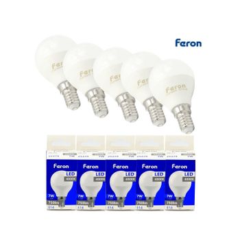 Bombilla Led E14, 7w, 3000k, G45,pack De 5 Aigostar con Ofertas en  Carrefour