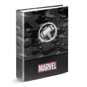 Carpeta Archivador 4 Anillas Marvel Thor Hammer