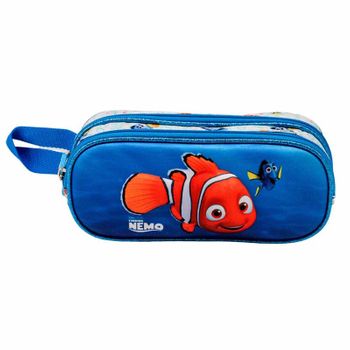 Buscando A Nemo Nemo-estuche Portatodo 3d Doble, Azul