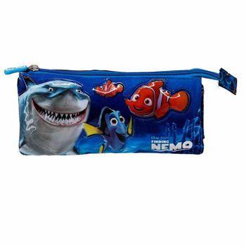 Buscando A Nemo Sea-estuche Portatodo Triple, Azul