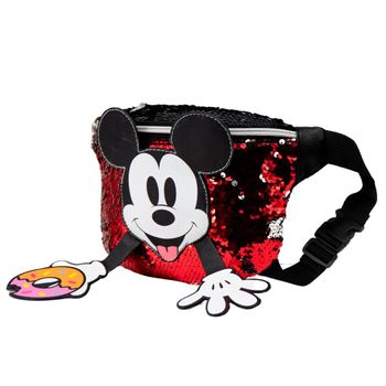 Riñonera Donut Mickey Disney Lentejuelas