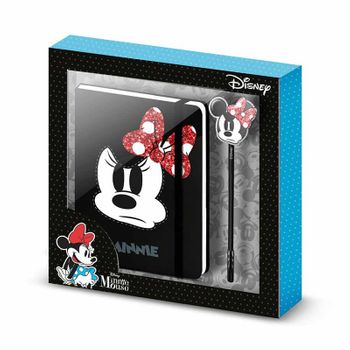 Minnie Mouse Angry-caja Regalo Con Diario Y Bolígrafo Fashion, Multicolor