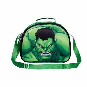 Hulk Destroy-bolsa Portamerienda 3d, Verde