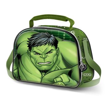 Hulk Challenge-bolsa Portamerienda 3d, Verde