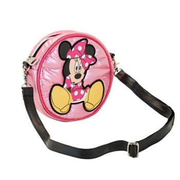 Minnie Mouse Shoes-bolso Redondo Padding, Rosa