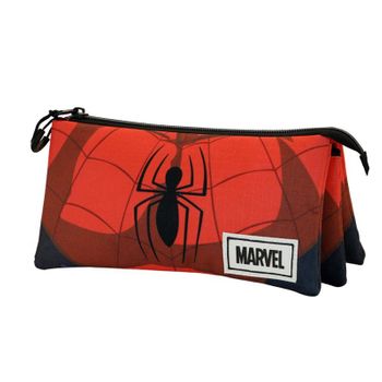 Spiderman Suit-estuche Portatodo Triple Eco, Rojo