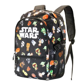 Star Wars Chibi-mochila Fight Hs Fan, Negro