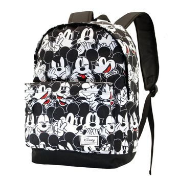 Mickey Mouse Mess-mochila Hs Fan, Negro