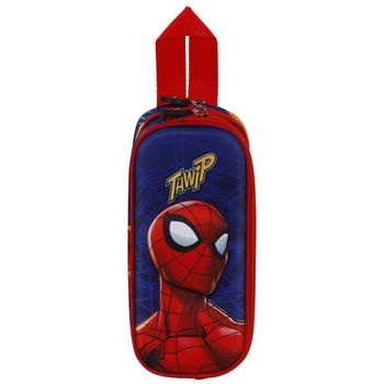 Portatodo 3d Sides Spiderman Marvel Doble