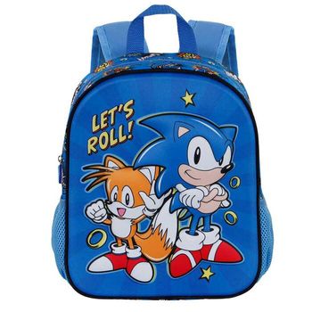 Mochila 3d Lets Roll Sonic The Hedgehog 31cm