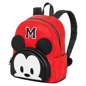 Mickey Mouse M-mochila Heady, Rojo