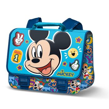 Mickey Mouse Blissy-mochila Cartable 2.0, Naranja