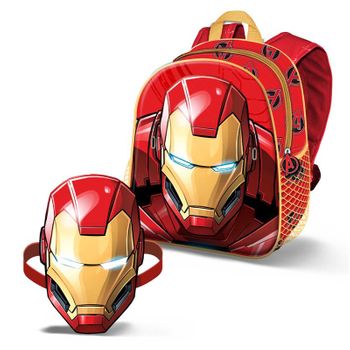 Iron Man Armour-mochila Mask, Rojo