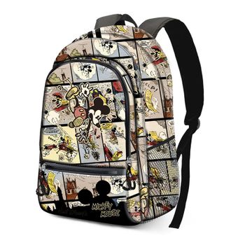 Mochila Escolar Mickey Mouse Fashion 38cm con Ofertas en Carrefour