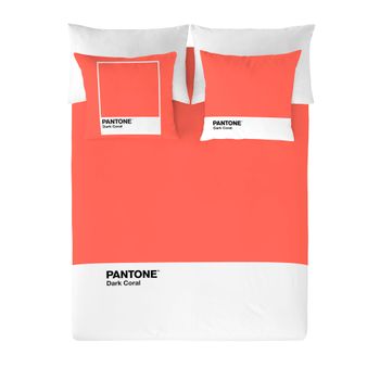 Funda Nórdica Dark Coral Pantone Cama 135