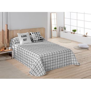 Colcha Bouti Ian Bw Popcorn Cama 135