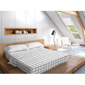 Juego De Sabanas Givette Azul Cama De 160 X 190/200. con Ofertas en  Carrefour