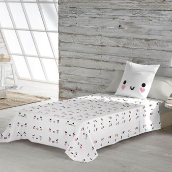 Saco Nordico Sin Relleno Limon Kawanimals Cama 105 con Ofertas en Carrefour