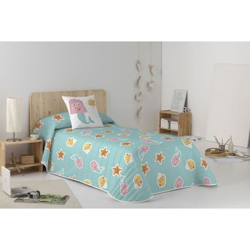 Colcha Bouti Mermaids Kawanimals Cama 105