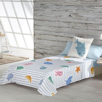 Saco Nordico Sin Relleno Limon Kawanimals Cama 105 con Ofertas en Carrefour