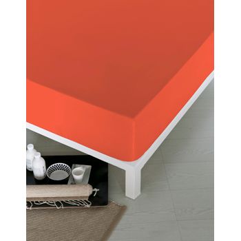 Juego 3 Sábanas (Cama 90-90x190/200cm, Naranja) - Tienda Eurasia