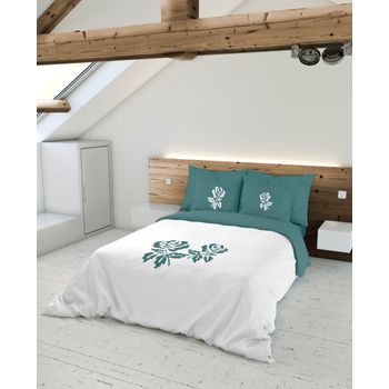 Juego De Sábanas Térmicas De Invierno, Ropa De Cama 3 Piezas(cama 135,  Triángulo Aguamarina)- Home Mercury con Ofertas en Carrefour