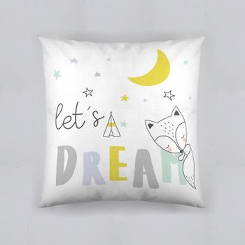 Cojin Vacio Lets Dream 50x50 Cm Cool Kids