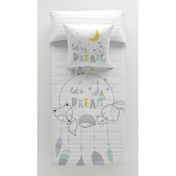 Colcha Bouti Reversible Lets Dream Cool Kids Cama 90