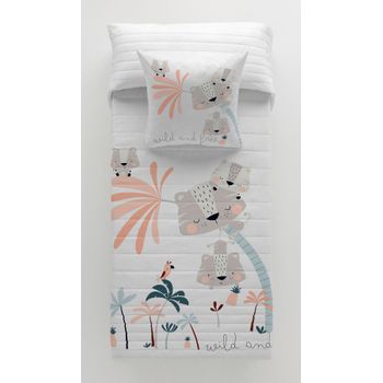 Colcha Bouti Reversible Wild And Free Cool Kids Cama 105